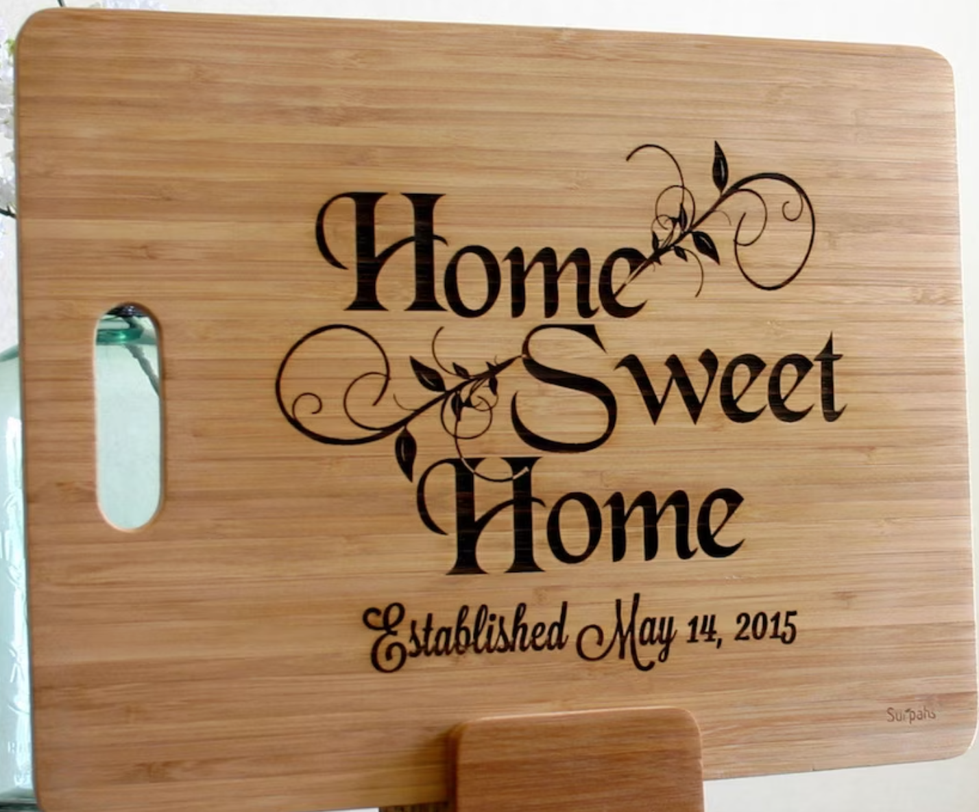 Home Sweet Home Engraved Cutting Board